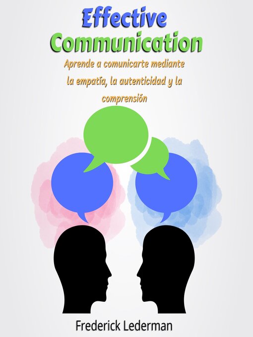 Title details for Effective Communication by Frederick Lederman - Wait list